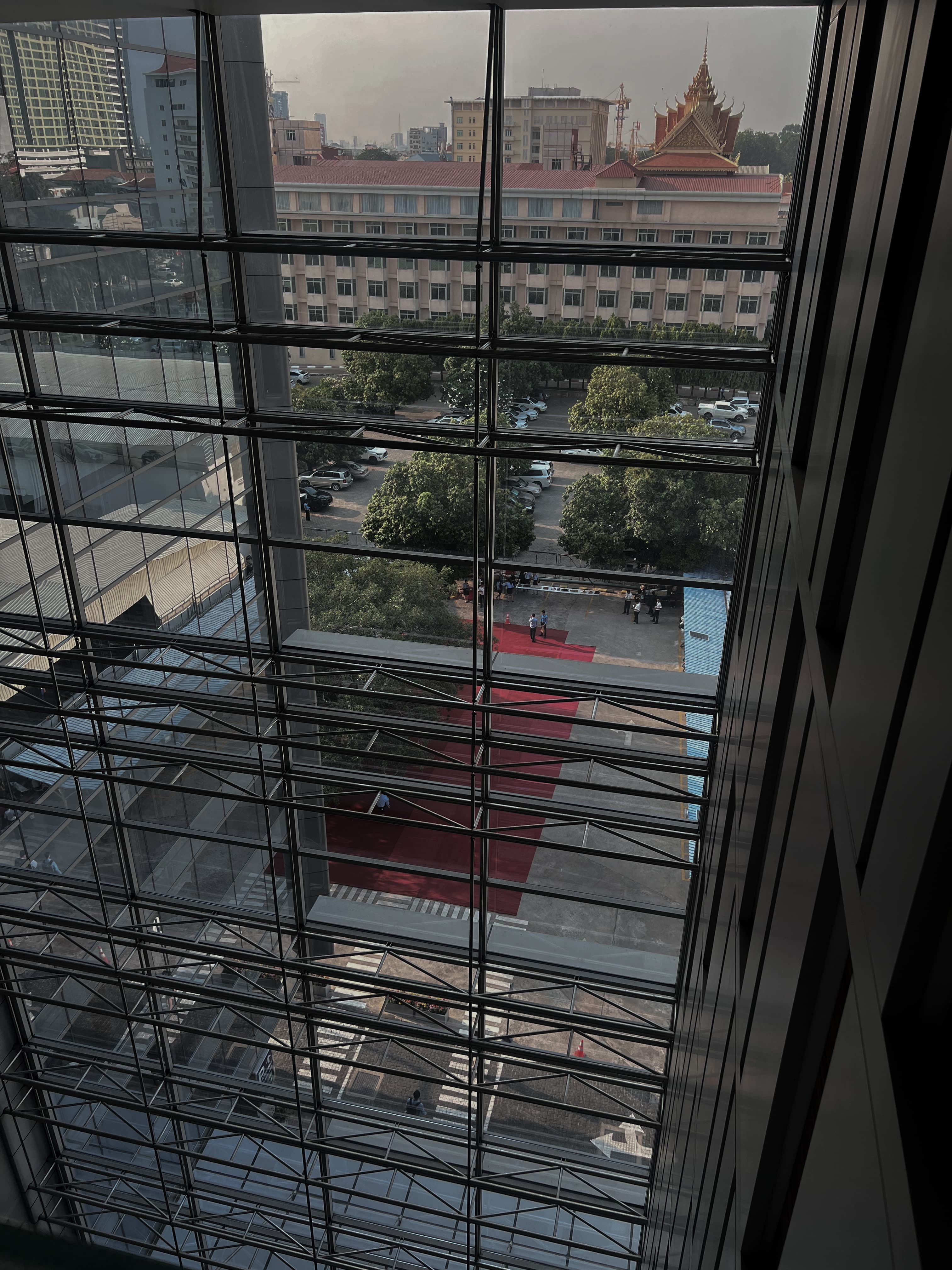 View of the ACLEDA Building from above