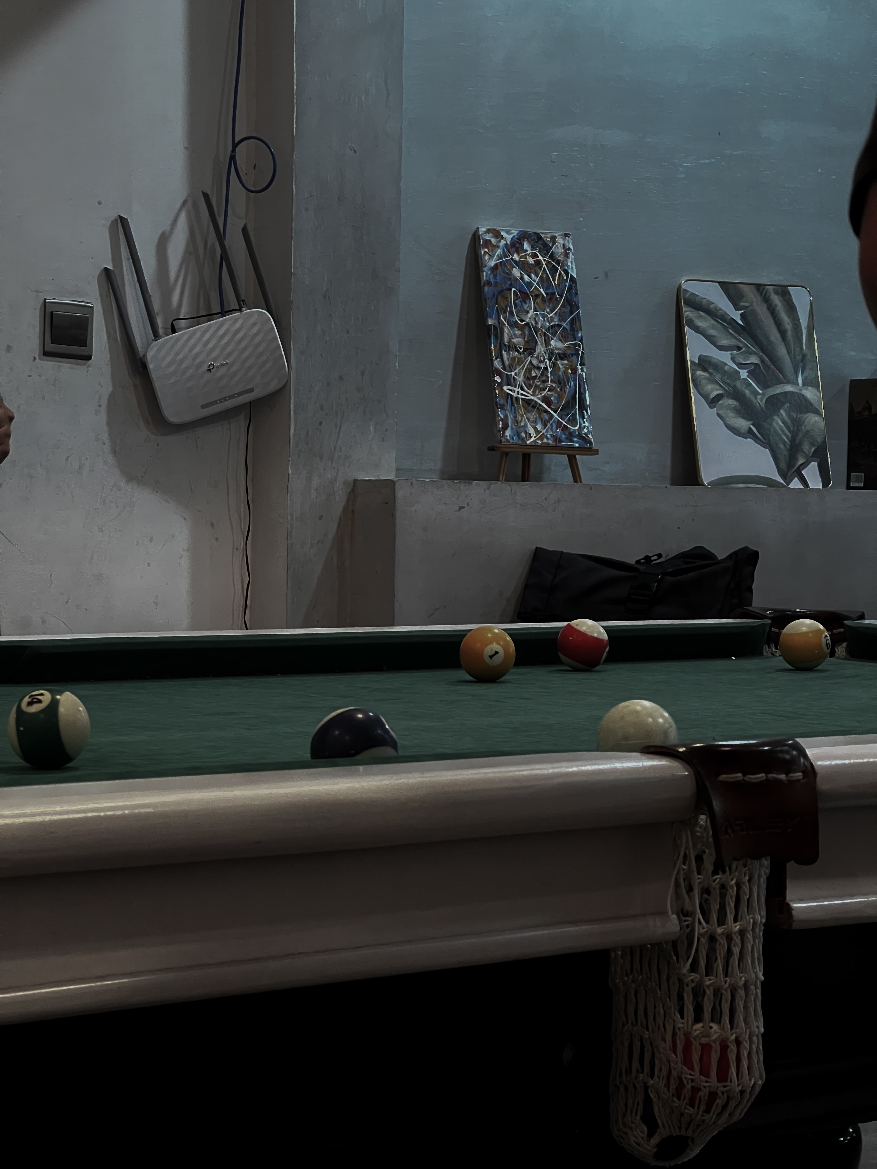 Colorful ball pool at PU Cafe